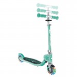 Globber Flow Foldable Junior Scooter with lights - Mint Globber Flow Foldable Junior Scooter with lights - Mint