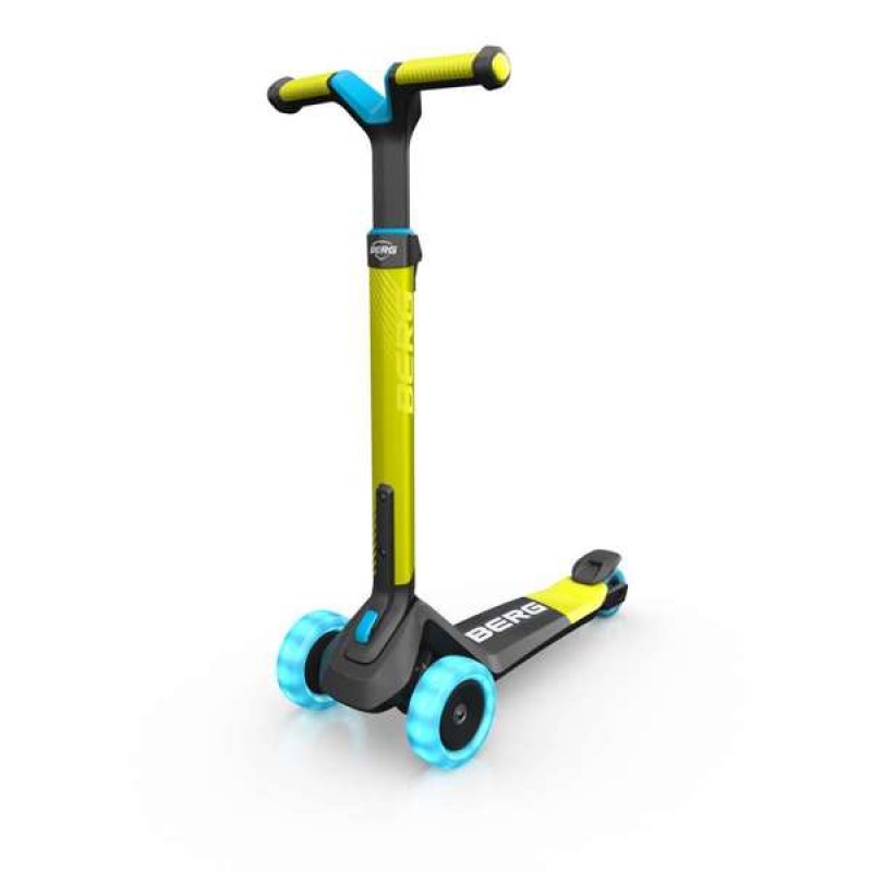 Berg Nexo Foldable Lights Scooter - Lime Berg Nexo Foldable Lights Scooter - Lime