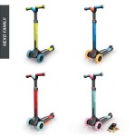 Berg Nexo Foldable Lights Scooter - Mint