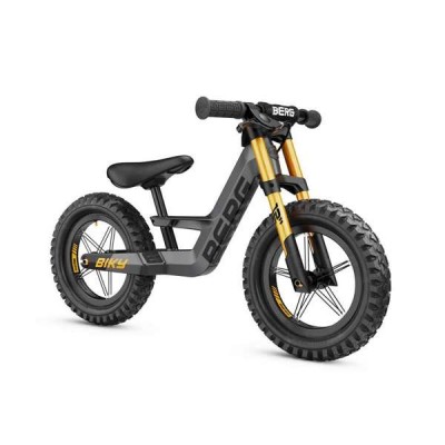 BERG Biky Cross Balance Bike with Handbrake - Grey