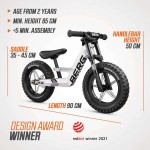 BERG Biky Cross Balance Bike with Handbrake - White BERG Biky Cross Balance Bike with Handbrake - White