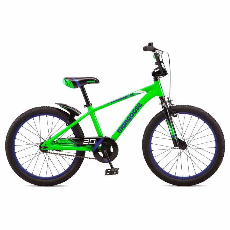 Mongoose BMX Bike Racer X 20" Kids Green Mongoose BMX Bike Racer X 20" Kids Green