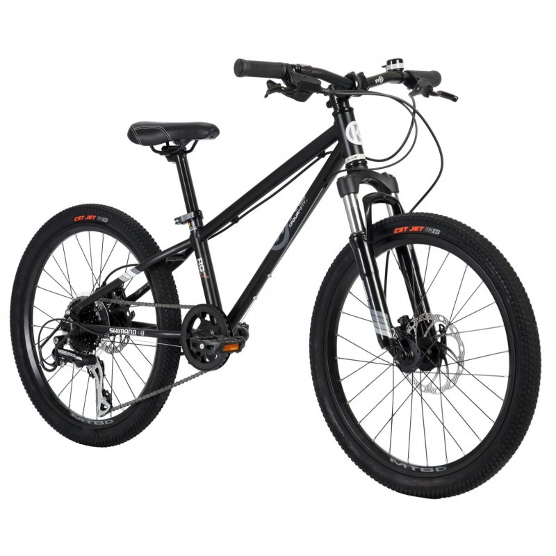 Byk Bikes E-450 Kids Mountain Bike - Disc Brake - Matte Black Byk Bikes E-450 Kids Mountain Bike - Disc Brake - Matte Black