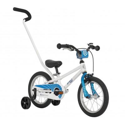 Byk Bikes E-250 Kids Single Speed 3-in-1 Bike - Cyan Blue