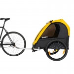 Burley Bee Double Trailer Yellow