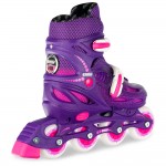 Crazy Skates 148 Adjustable Inline Skates Purple Glitter - Large Crazy Skates 148 Adjustable Inline Skates Purple Glitter - Large