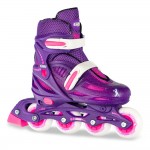 Crazy Skates 148 Adjustable Inline Skates Purple Glitter - Large Crazy Skates 148 Adjustable Inline Skates Purple Glitter - Large