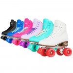 Crazy Skates Retro Roller Skates Purple - Small (J12-2)