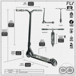 Infinity Revel FLY FR Series Pro Trick Scooter - Black