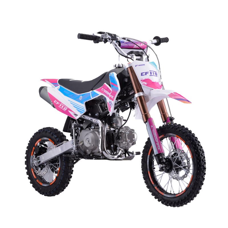 Crossfire CF110 110cc Dirt Bike - Pink Crossfire CF110 110cc Dirt Bike - Pink