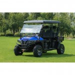 Crossfire E10 Crew Electric UTV EPS - Blue Crossfire E10 Crew Electric UTV EPS - Blue