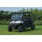 Crossfire E10 Crew Electric UTV EPS - White