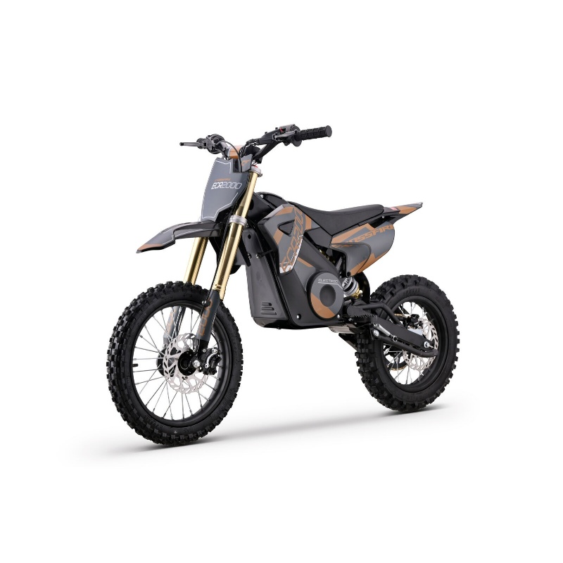 Crossfire ECR2000 Electric Dirt Bike - Gold Crossfire ECR2000 Electric Dirt Bike - Gold