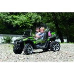Peg Perego Polaris Ranger RZR 24v Electric Ride On Car - Green Shadow Peg Perego Polaris Ranger RZR 24v Electric Ride On Car - Green Shadow