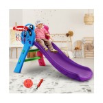 Keezi Kids Slide with Basketball Hoop Panda Keezi Kids Slide with Basketball Hoop Panda