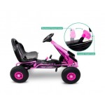 Rigo Kids Pedal Go Kart 2-Mode - Pink Rigo Kids Pedal Go Kart 2-Mode - Pink