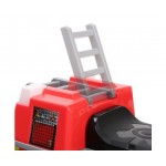 Rigo Kids Ride On Fire Truck Motorbike - Red/Grey