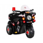 Rigo Kids Ride On Motorbike Patrol Bike - Black Rigo Kids Ride On Motorbike Patrol Bike - Black