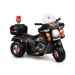 Rigo Kids Ride On Motorbike Patrol Bike - Black Rigo Kids Ride On Motorbike Patrol Bike - Black