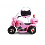 Rigo Kids Ride On Motorbike Patrol Bike - Pink Rigo Kids Ride On Motorbike Patrol Bike - Pink