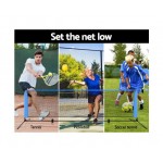 Everfit Portable Sports Net Stand For Badminton Volleyball Tennis Soccer 3m 3ft Blue Everfit Portable Sports Net Stand For Badminton Volleyball Tennis Soccer 3m 3ft Blue