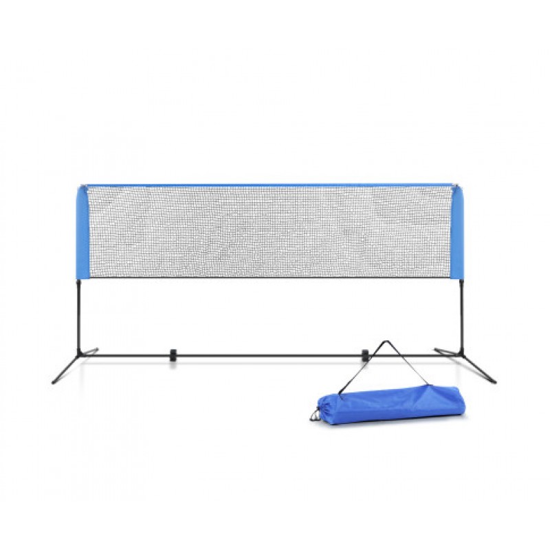 Everfit Portable Sports Net Stand For Badminton Volleyball Tennis Soccer 3m 3ft Blue Everfit Portable Sports Net Stand For Badminton Volleyball Tennis Soccer 3m 3ft Blue