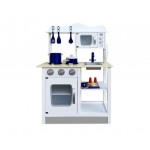 Keezi 18 Piece Kids Kitchen Play Set - White