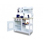 Keezi 18 Piece Kids Kitchen Play Set - White