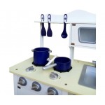 Keezi 18 Piece Kids Kitchen Play Set - White