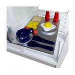 Keezi 18 Piece Kids Kitchen Play Set - White