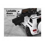 Mercedes Benz Electric AMG G63 Licensed Remote Toys Cars 12V 50W Kids Ride On - White