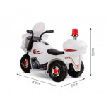 Rigo Kids Ride On Motorbike Motorcycle Car - White Rigo Kids Ride On Motorbike Motorcycle Car - White