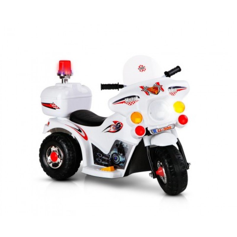 Rigo Kids Ride On Motorbike Motorcycle Car - White Rigo Kids Ride On Motorbike Motorcycle Car - White