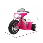 Rigo Kids Harley Davidson Inspired Police Motorbike Ride On - Pink Rigo Kids Harley Davidson Inspired Police Motorbike Ride On - Pink