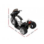Rigo Kids Harley Davidson Inspired Police Motorbike Ride On - Black/White Rigo Kids Harley Davidson Inspired Police Motorbike Ride On - Black/White