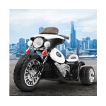 Rigo Kids Harley Davidson Inspired Police Motorbike Ride On - Black/White Rigo Kids Harley Davidson Inspired Police Motorbike Ride On - Black/White