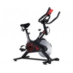 Spin Exercise Bike Flywheel Fitness Commercial Home Workout Gym Phone Holder Black Spin Exercise Bike Flywheel Fitness Commercial Home Workout Gym Phone Holder Black