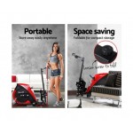 Everfit 4 Level Rowing Exercise Machine with Elastic Rope System -Red