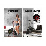 Everfit 8 level Rowing Exercise Machine with Air Resistance System - Black