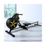 Everfit 8 level Rowing Exercise Machine with Air Resistance System - Black