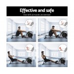 Everfit 4 Level Rowing Exercise Machine with Elastic Rope System - Silver Everfit 4 Level Rowing Exercise Machine with Elastic Rope System - Silver