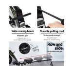 Everfit 4 Level Rowing Exercise Machine with Elastic Rope System - Silver Everfit 4 Level Rowing Exercise Machine with Elastic Rope System - Silver