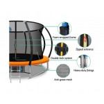 Everfit 10ft Trampoline Round Trampoline With Basketball Hoop - Orange Everfit 10ft Trampoline Round Trampoline With Basketball Hoop - Orange