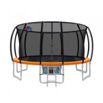 Everfit 16ft Trampoline Round Trampoline with Basketball Hoop - Orange Everfit 16ft Trampoline Round Trampoline with Basketball Hoop - Orange