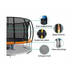 Everfit 16ft Trampoline Round Trampoline with Basketball Hoop - Orange Everfit 16ft Trampoline Round Trampoline with Basketball Hoop - Orange
