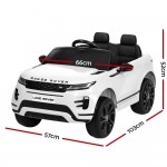 Land Rover Evoque 12V Licensed Kids Electric Ride On Car - White Land Rover Evoque 12V Licensed Kids Electric Ride On Car - White
