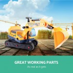 Keezi Kids Ride On Excavator - Yellow Keezi Kids Ride On Excavator - Yellow