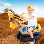 Keezi Kids Ride On Excavator - Yellow Keezi Kids Ride On Excavator - Yellow