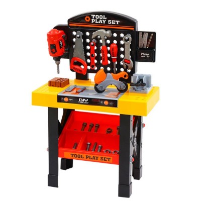 Keezi Kids Pretend Play Set Workbench Tools 54pcs Builder Work Children's Toys