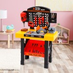 Keezi Kids Pretend Play Set Workbench Tools 54pcs Builder Work Children's Toys
